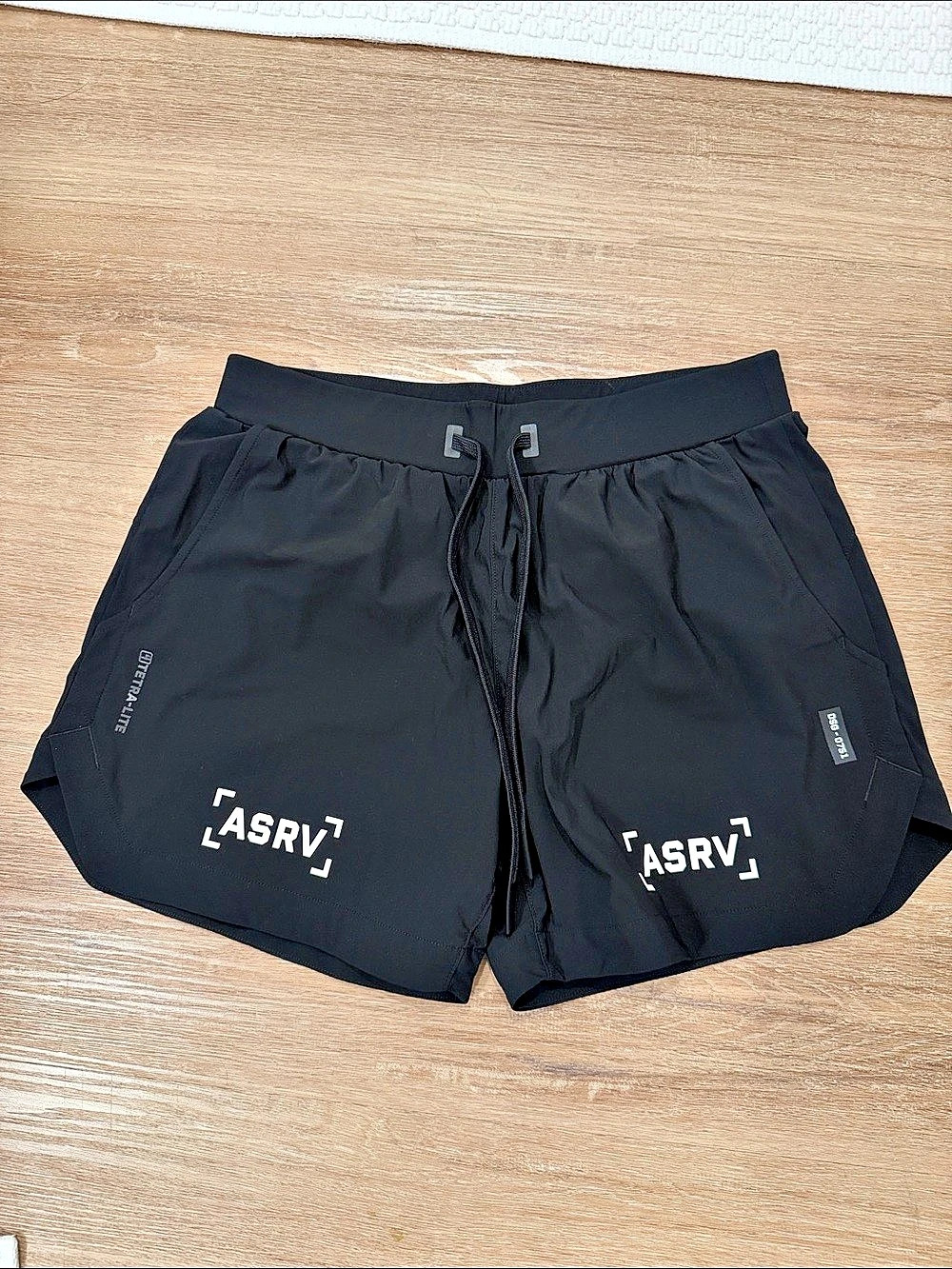 ASRV Tetra-Lite 5" Linerless Short Men'Small Athletic Shorts Black Small